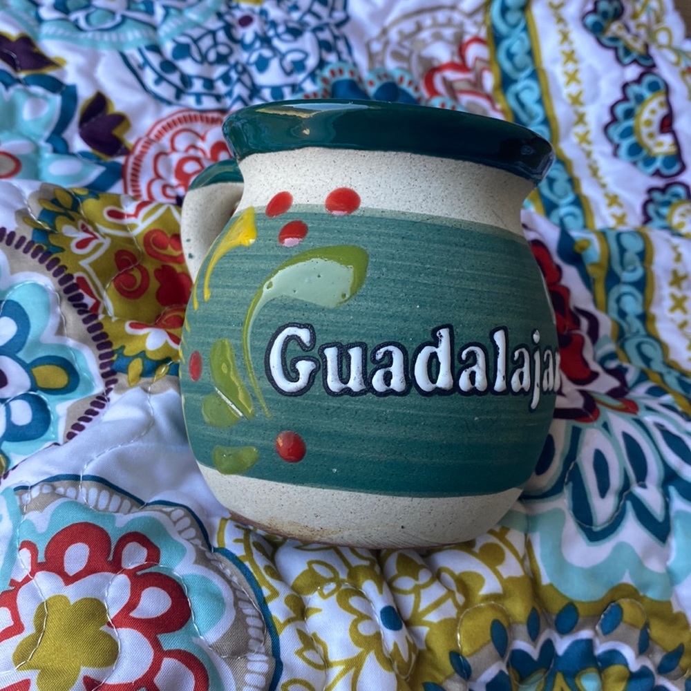 Guadalajara Mexican handcrafted Clay mug